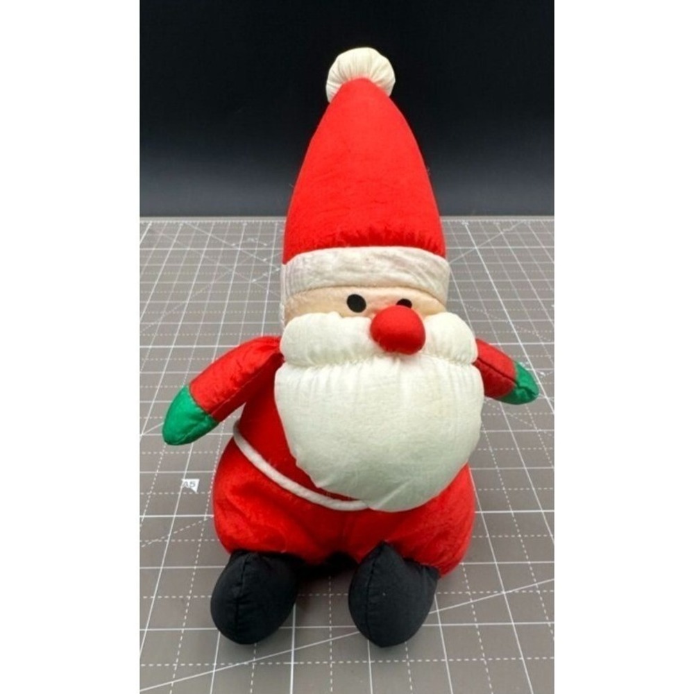 Vintage Santa Plush Soft Dreams Nylon Metro Manhattan NY 7"